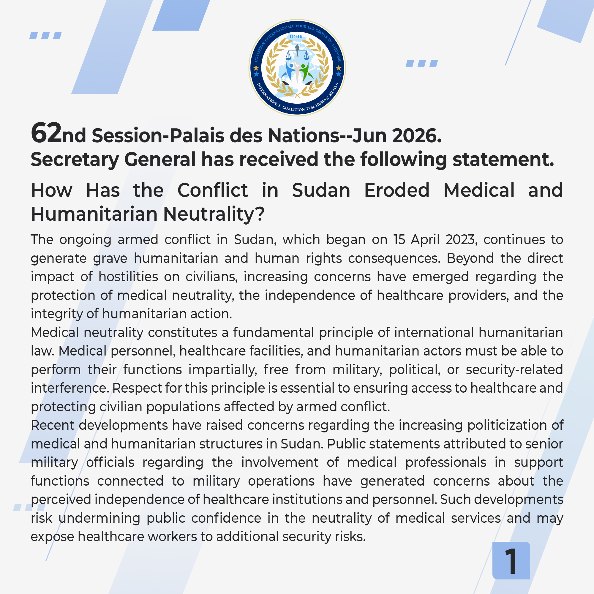 International Coalition for Human Rights Condemns the Exploitation of Sudan's Doctors Network and Emergency Response Rooms as Military Intelligence Tools — image 2
